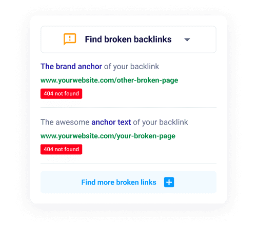 Check broken backlinks of your website
