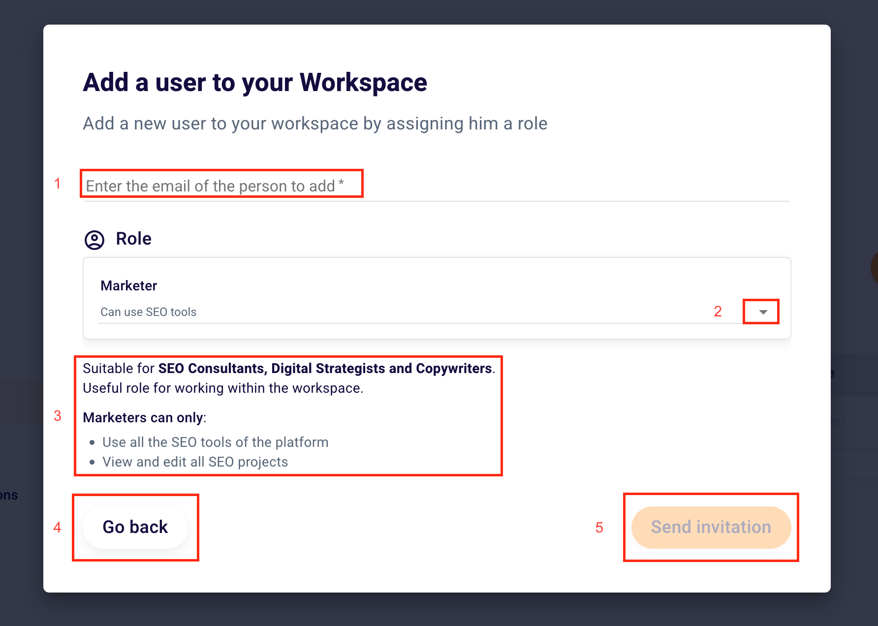 Add New Users to the Workspace